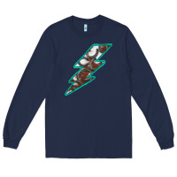 Navy Horseshoe Lightning Long Sleeve Tee - Bettercallsaul