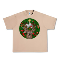 Burro deer christmas Urban Heavy Tee - BundleAndBundleShop