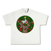 Pistachio deer christmas Urban Heavy Tee - BundleAndBundleShop