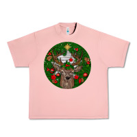 Salmon deer christmas Urban Heavy Tee - BundleAndBundleShop