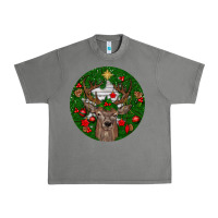 Tornado deer christmas Urban Heavy Tee - BundleAndBundleShop
