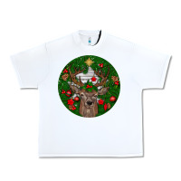 White deer christmas Urban Heavy Tee - BundleAndBundleShop