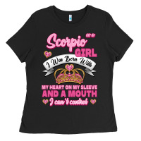 As A Scorpio Girl Zodiac Girls Ladies Tee | Teevron