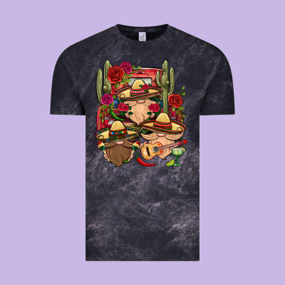 Mexican Gnomies Truck Vintage Tee Designed By Bundleandbundleshop