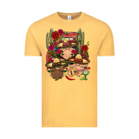 Vintage Mustard Mexican Gnomies Truck Vintage Tee - BundleAndBundleShop