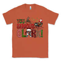 Copper You Serious Clark With Santa Sleigh Classic Tee - BundleAndBundleShop