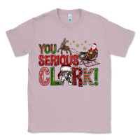 Lilac You Serious Clark With Santa Sleigh Classic Tee - BundleAndBundleShop