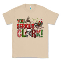 Mushroom You Serious Clark With Santa Sleigh Classic Tee - BundleAndBundleShop
