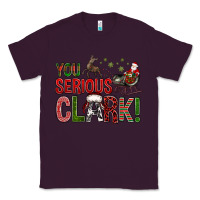 Plum You Serious Clark With Santa Sleigh Classic Tee - BundleAndBundleShop