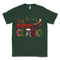Sports Green You Serious Clark With Santa Sleigh Classic Tee - BundleAndBundleShop