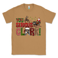 Toasted Coconut You Serious Clark With Santa Sleigh Classic Tee - BundleAndBundleShop