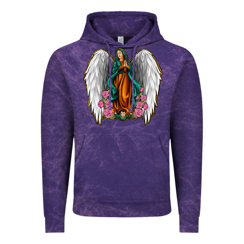 Angel Wing Lady Of Guadalupe Vintage Hoodie by Jasminsmagicworld | Teevron