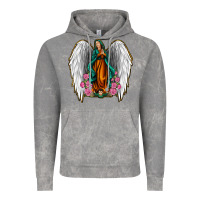 Cloud Rock Angel Wing Lady of Guadalupe Vintage Hoodie - Jasminsmagicworld