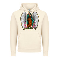 Vintage Artic Angel Wing Lady of Guadalupe Vintage Hoodie - Jasminsmagicworld