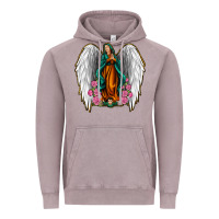 Vintage Zinc Angel Wing Lady of Guadalupe Vintage Hoodie - Jasminsmagicworld