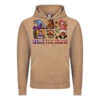 Vintage Coffee hallothanksmas gnomies bbs Vintage Hoodie - BundleAndBundleShop