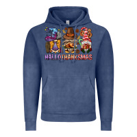 Vintage Denim hallothanksmas gnomies bbs Vintage Hoodie - BundleAndBundleShop