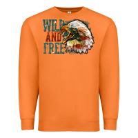 Carrot Wild and free Premium Sweatshirt - FaDigitalArtStudio