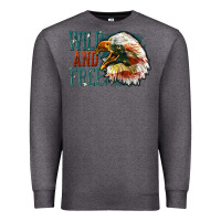 Charcoal Heather Wild and free Premium Sweatshirt - FaDigitalArtStudio
