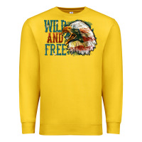 Lemon Wild and free Premium Sweatshirt - FaDigitalArtStudio