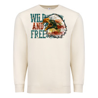 Sandshell Wild and free Premium Sweatshirt - FaDigitalArtStudio