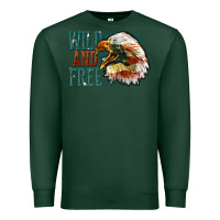 Sports Green Wild and free Premium Sweatshirt - FaDigitalArtStudio