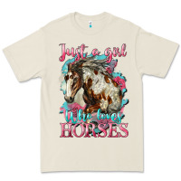 Bone just a girl who loves horses mustang Premium Tee - LillyAllenDesigns