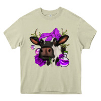 Mossy halloween roses cow Heavy Core Tee - Jasminsmagicworld