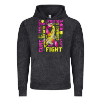 Vintage Black breast cancer softball ribbon love cure fight bbs Vintage Hoodie - BundleAndBundleShop