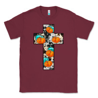 Burgundy pumpkin cross Classic Tee - JahusDesignShop