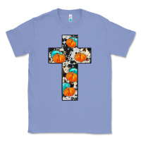 Colony Blue pumpkin cross Classic Tee - JahusDesignShop