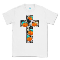 White pumpkin cross Classic Tee - JahusDesignShop