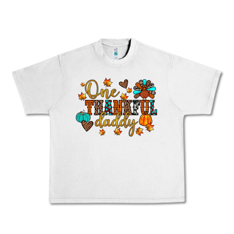 One Thankful Daddy Urban Heavy Tee by JahusDesignShop | Teevron