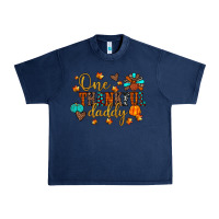 Navy one thankful daddy Urban Heavy Tee - JahusDesignShop