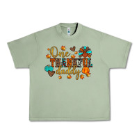 Oil Green one thankful daddy Urban Heavy Tee - JahusDesignShop