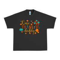 Pigment Black one thankful daddy Urban Heavy Tee - JahusDesignShop