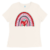 Bone valentine's day rainbow Ladies Tee - BarkalooDesign