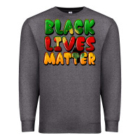 Charcoal Heather black lives matter Premium Sweatshirt - FaDigitalArtStudio