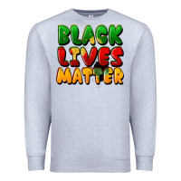 Heather Grey black lives matter Premium Sweatshirt - FaDigitalArtStudio