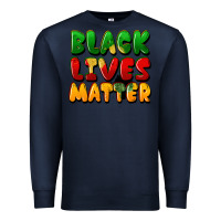 Navy black lives matter Premium Sweatshirt - FaDigitalArtStudio