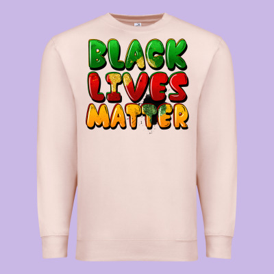 Black Lives Matter Premium Sweatshirt Designed By Fadigitalartstudio