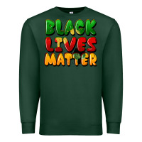 Sports Green black lives matter Premium Sweatshirt - FaDigitalArtStudio