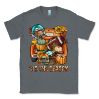 Charcoal Heather Tis The Season Fall Football Truck Classic Tee - BundleAndBundleShop