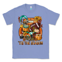 Colony Blue Tis The Season Fall Football Truck Classic Tee - BundleAndBundleShop