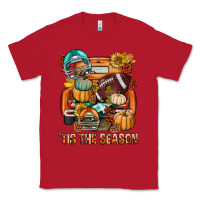 Red Tis The Season Fall Football Truck Classic Tee - BundleAndBundleShop