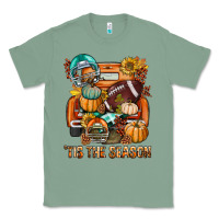 Sage Tis The Season Fall Football Truck Classic Tee - BundleAndBundleShop