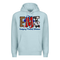 Blue Mist emt emergency medical technician Premium Hoodie - OliviaCreatesArt
