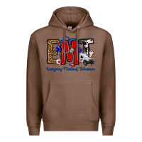 Chestnut emt emergency medical technician Premium Hoodie - OliviaCreatesArt