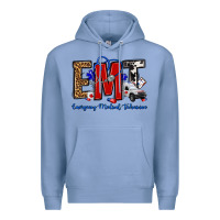 Colony Blue emt emergency medical technician Premium Hoodie - OliviaCreatesArt