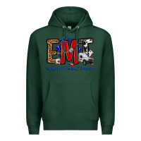 Sports Green emt emergency medical technician Premium Hoodie - OliviaCreatesArt